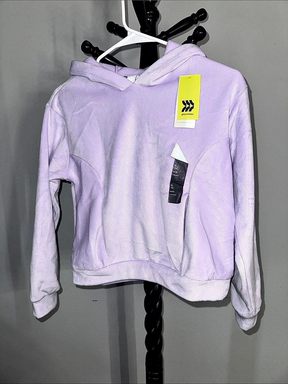 Girls Hoodie in Purple Size XL (14) NWT 1.T